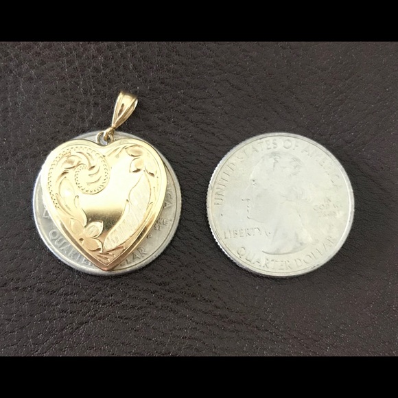 HF Barrows Jewelry Beautiful Vtg 4k Gold Heart Locket By Hf Barrows Poshmark
